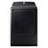Front. Samsung - Open Box 7.4 Cu. Ft. Smart Gas Dryer with Steam Sanitize+ - Black.