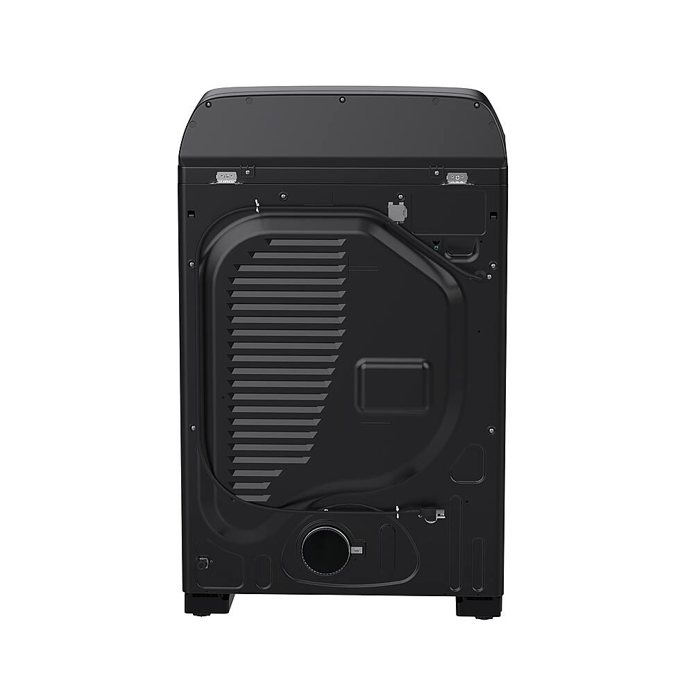 Alt View 14. Samsung - Open Box 7.4 Cu. Ft. Smart Gas Dryer with Steam Sanitize+ - Black.