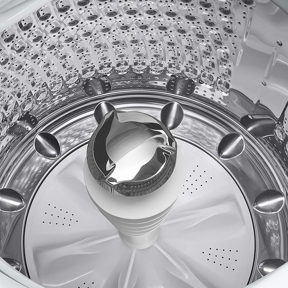 Alt View 18. Samsung - Open Box 5.4 Cu. Ft. High-Efficiency Smart Top Load Washer with ActiveWave Agitator - White.
