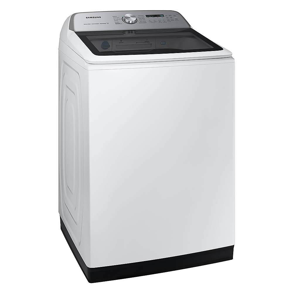 Alt View 12. Samsung - Open Box 5.5 Cu. Ft. High-Efficiency Smart Top Load Washer with Super Speed Wash - White.