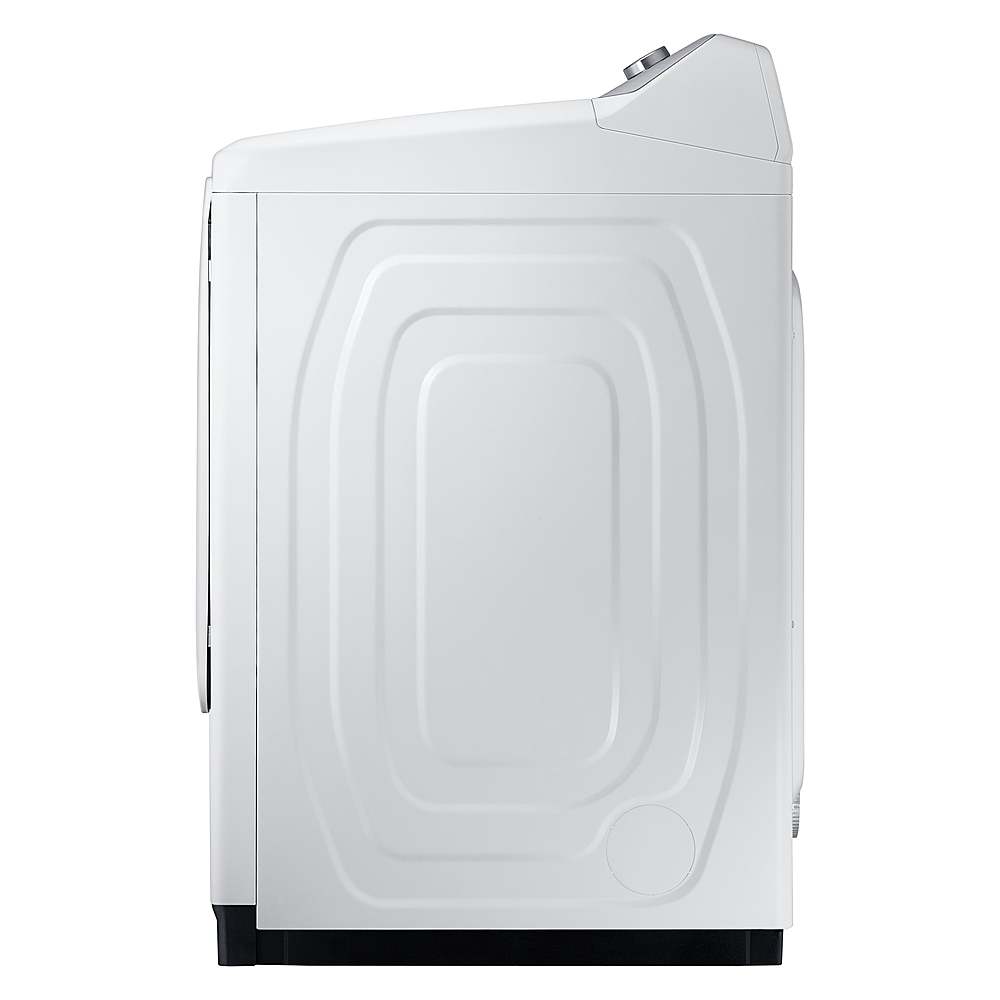 Alt View 16. Samsung - Open Box 7.4 Cu. Ft. Smart Electric Dryer with Steam Sanitize+ - White.