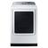 Front. Samsung - Open Box 7.4 Cu. Ft. Smart Gas Dryer with Steam Sanitize+ - White.