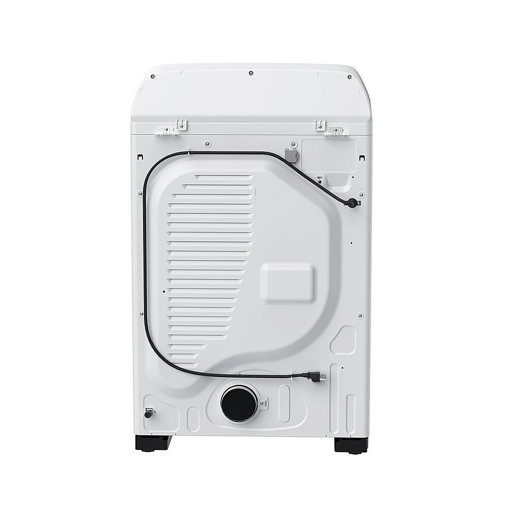 Alt View 14. Samsung - Open Box 7.4 Cu. Ft. Smart Gas Dryer with Steam Sanitize+ - White.