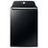 Front. Samsung - Open Box 4.6 Cu. Ft. High-Efficiency Smart Top Load Washer with ActiveWave Agitator - Black.