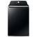 Front. Samsung - Open Box 4.7 Cu. Ft. High-Efficiency Smart Top Load Washer with Active WaterJet - Black.