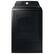 Front. Samsung - Open Box 7.4 Cu. Ft. Smart Electric Dryer with Sensor Dry - Black.