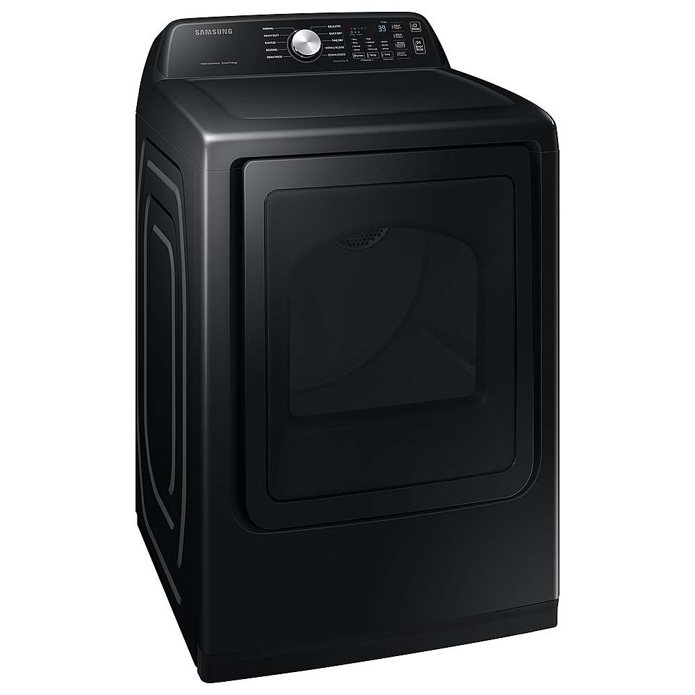 Alt View 11. Samsung - Open Box 7.4 Cu. Ft. Smart Electric Dryer with Sensor Dry - Black.