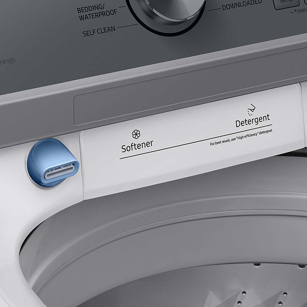 Alt View 16. Samsung - Open Box 4.6 Cu. Ft. High-Efficiency Smart Top Load Washer with ActiveWave Agitator - White.