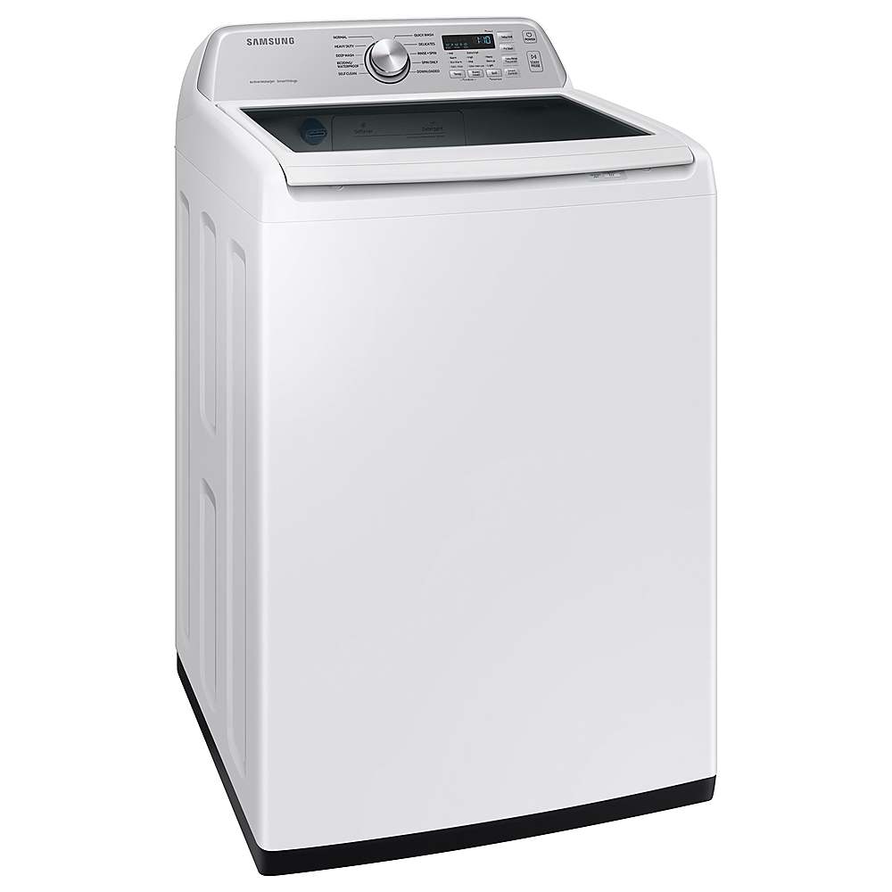 Alt View 11. Samsung - Open Box 4.7 Cu. Ft. High-Efficiency Smart Top Load Washer with Active WaterJet - White.