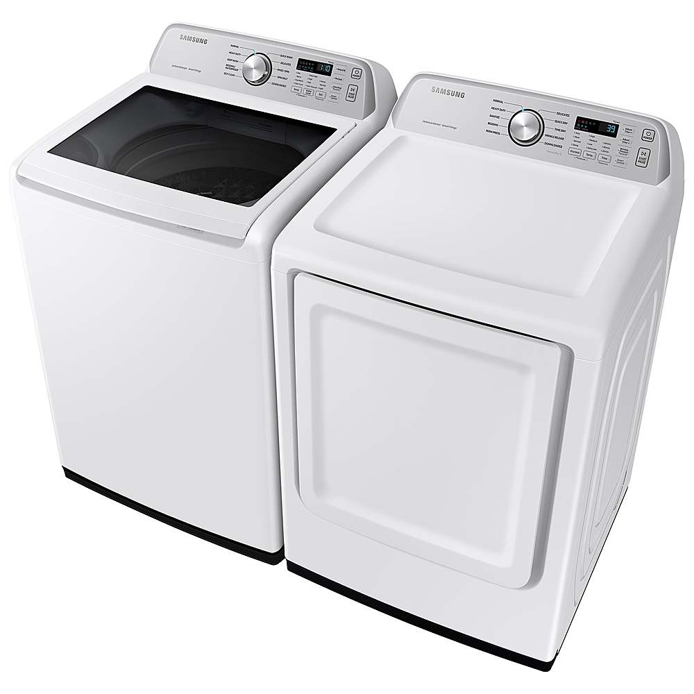 Alt View 20. Samsung - Open Box 4.7 Cu. Ft. High-Efficiency Smart Top Load Washer with Active WaterJet - White.