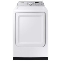 Samsung - Open Box 7.4 Cu. Ft. Smart Electric Dryer with Sensor Dry - White - Front_Zoom