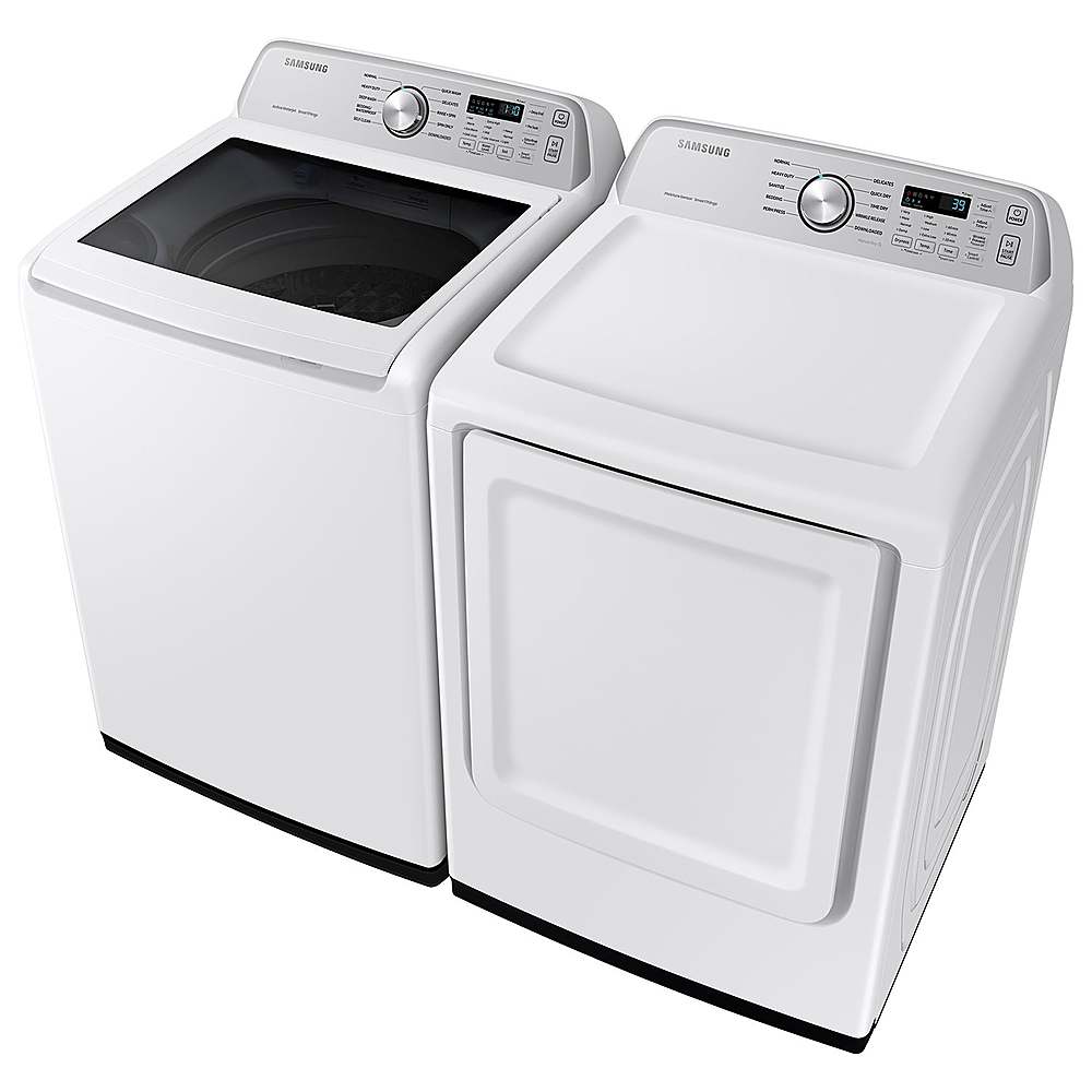 Alt View 17. Samsung - Open Box 7.4 Cu. Ft. Smart Electric Dryer with Sensor Dry - White.