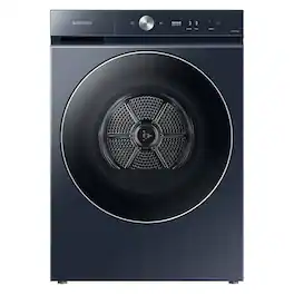 Samsung - Open Box BESPOKE 7.8 Cu. Ft. Stackable Smart Electric Dryer with Steam and Ventless Hybrid Heat Pump - Brushed Navy