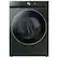 Front. Samsung - Open Box BESPOKE 7.6 Cu. Ft. Stackable Smart Electric Dryer with Steam and AI Optimal Dry - Forest Green.