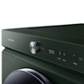 Alt View Zoom 12. Samsung - Open Box BESPOKE 7.6 Cu. Ft. Stackable Smart Electric Dryer with Steam and AI Optimal Dry - Forest Green.