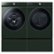 Alt View 21. Samsung - Open Box BESPOKE 7.6 Cu. Ft. Stackable Smart Gas Dryer with Steam and AI Optimal Dry - Forest Green.