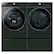 Alt View 21. Samsung - Open Box BESPOKE 7.6 Cu. Ft. Stackable Smart Gas Dryer with Steam and AI Optimal Dry - Forest Green.