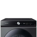 Alt View Zoom 11. Samsung - Open Box BESPOKE 7.6 Cu. Ft. Stackable Smart Gas Dryer with Steam and Super Speed Dry - Brushed Black.