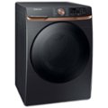 Alt View 12. Samsung - Open Box 7.5 Cu. Ft. Stackable Smart Gas Dryer with Steam and Sensor Dry - Brushed Black.