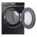 Alt View 13. Samsung - Open Box 7.5 Cu. Ft. Stackable Smart Gas Dryer with Steam and Sensor Dry - Brushed Black.