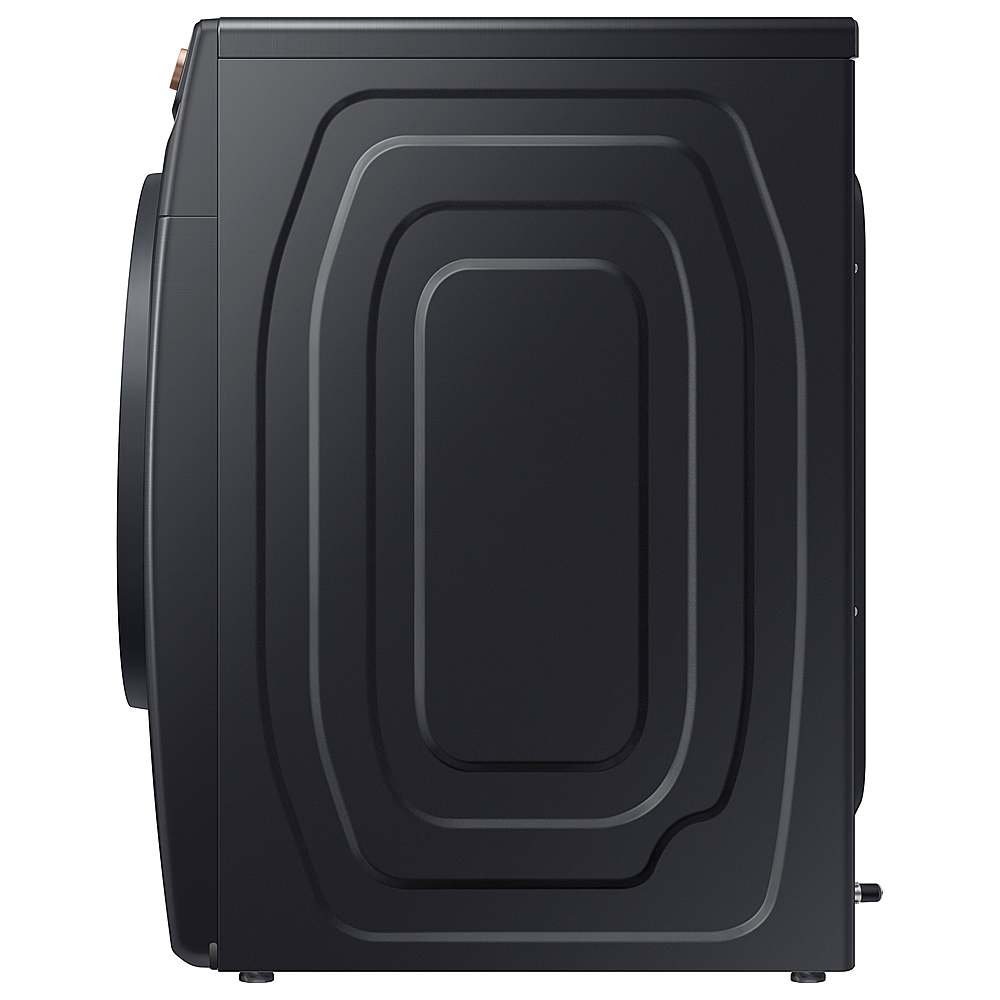 Alt View 14. Samsung - Open Box 7.5 Cu. Ft. Stackable Smart Gas Dryer with Steam and Sensor Dry - Brushed Black.