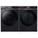 Alt View 17. Samsung - Open Box 7.5 Cu. Ft. Stackable Smart Gas Dryer with Steam and Sensor Dry - Brushed Black.