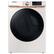 Front. Samsung - Open Box 7.5 Cu. Ft. Stackable Smart Electric Dryer with Steam and Sensor Dry - Ivory.