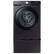 Alt View 19. Samsung - Open Box 5.1 Cu. Ft. High-Efficiency Stackable Smart Front Load Washer with Vibration Reduction Technology+ - Brushed Black.