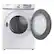 Alt View 16. Samsung - Open Box 7.5 Cu. Ft. Stackable Smart Gas Dryer with Sensor Dry - White.
