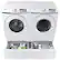 Alt View 18. Samsung - Open Box 7.5 Cu. Ft. Stackable Smart Gas Dryer with Sensor Dry - White.