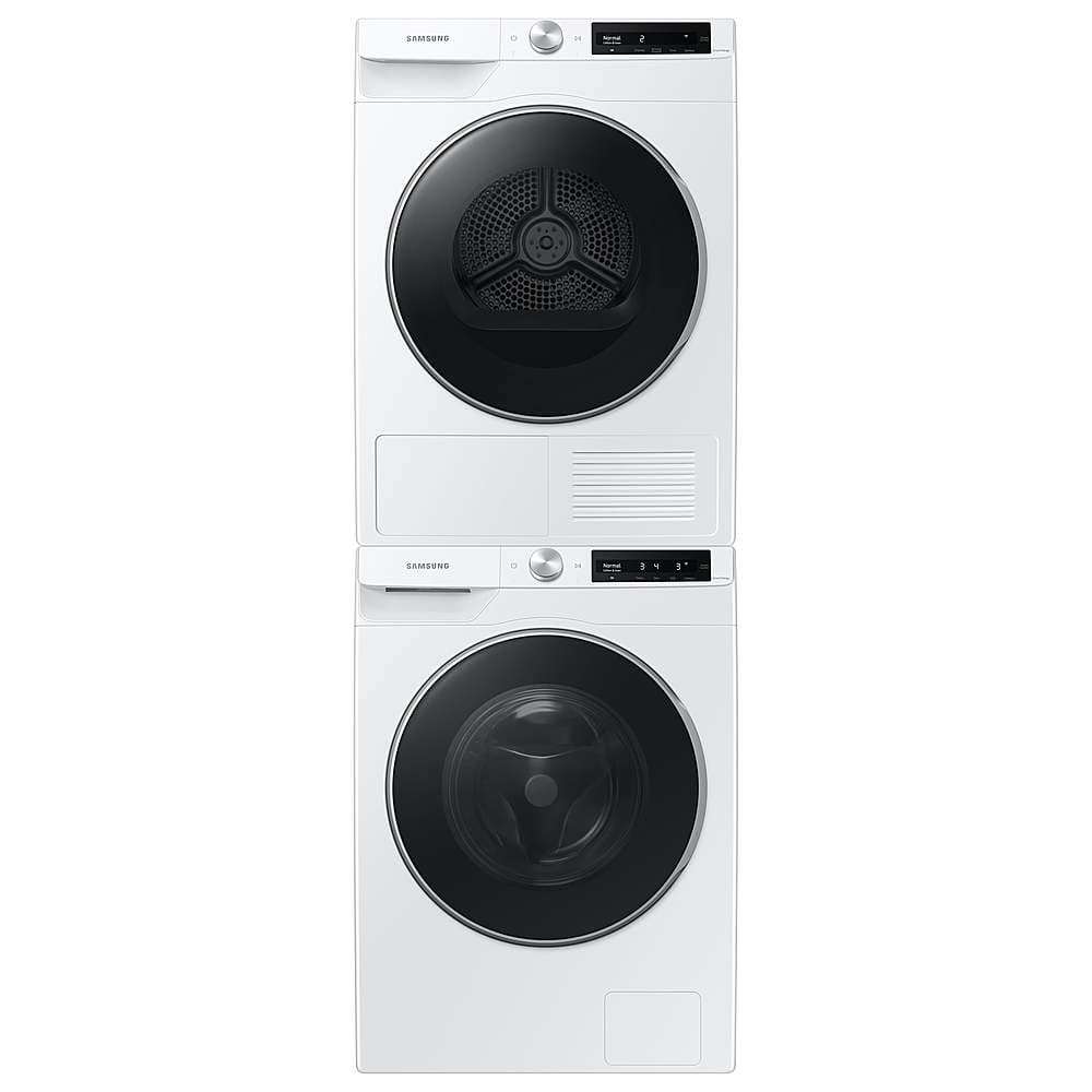 Alt View 17. Samsung - Open Box 4.0 Cu. Ft. Stackable Smart Electric Dryer with Ventless Heat Pump - White.