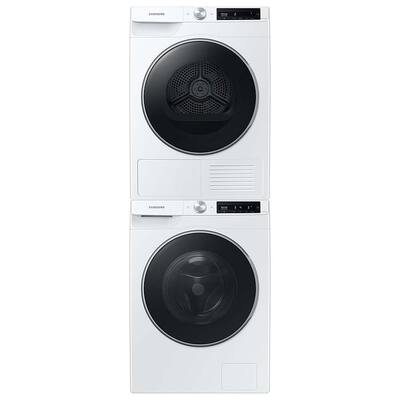 Samsung Open Box 4.0 Cu. Ft. Stackable Smart Electric Dryer with Ventless Heat Pump White OBX DV25B6900HW A2 Open Box Best Buy