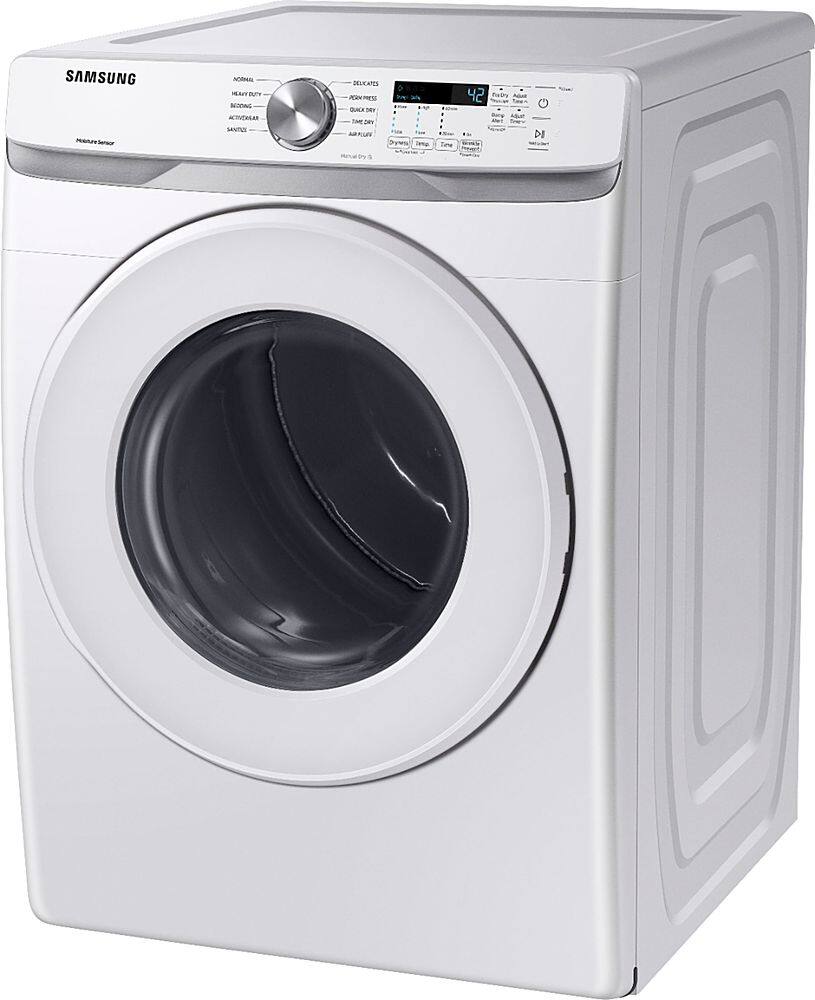 Alt View 11. Samsung - Open Box 7.5 Cu. Ft. Stackable Gas Dryer with Long Vent Drying - White.