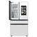 Alt View 11. Samsung - Open Box BESPOKE 29 cu. ft. 4-Door French Door Smart Refrigerator with Family Hub - White Glass.
