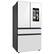 Alt View 14. Samsung - Open Box BESPOKE 29 cu. ft. 4-Door French Door Smart Refrigerator with Family Hub - White Glass.