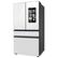 Alt View 15. Samsung - Open Box BESPOKE 29 cu. ft. 4-Door French Door Smart Refrigerator with Family Hub - White Glass.