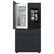 Alt View 11. Samsung - Open Box BESPOKE 23 cu. ft. 4-Door French Door Counter Depth Smart Refrigerator with Family Hub - Matte Black steel.