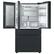 Alt View 14. Samsung - Open Box BESPOKE 23 cu. ft. 4-Door French Door Counter Depth Smart Refrigerator with Family Hub - Matte Black steel.