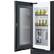 Alt View 18. Samsung - Open Box BESPOKE 23 cu. ft. 4-Door French Door Counter Depth Smart Refrigerator with Family Hub - Matte Black steel.