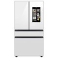 Front Zoom. Samsung - Open Box BESPOKE 23 cu. ft. 4-Door French Door Counter Depth Smart Refrigerator with Family Hub - White Glass.