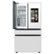 Alt View Zoom 11. Samsung - Open Box BESPOKE 23 cu. ft. 4-Door French Door Counter Depth Smart Refrigerator with Family Hub - White Glass.