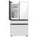 Alt View 14. Samsung - Open Box BESPOKE 23 cu. ft. 4-Door French Door Counter Depth Smart Refrigerator with Beverage Center - Custom Panel Ready.