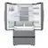 Alt View 13. Samsung - Open Box 25 cu. ft. 4-Door French Door Counter Depth Smart Refrigerator with Four Types of Ice - Fingerprint Resistant Stainless Steel.
