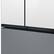Alt View 16. Samsung - Open Box BESPOKE 24 cu. ft. 3-Door French Door Counter Depth Smart Refrigerator with Family Hub - Gray Glass.