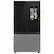 Angle. Samsung - Open Box BESPOKE 24 cu. ft. French Door Counter Depth Smart Refrigerator with Family Hub - Custom Panel Ready.