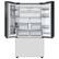 Alt View 20. Samsung - Open Box BESPOKE 30 cu. ft. 3-Door French Door Smart Refrigerator with Beverage Center - White Glass.