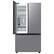 Alt View 14. Samsung - Open Box BESPOKE 24 cu. ft. French Door Counter Depth Smart Refrigerator with Beverage Center - Stainless Steel.