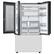 Alt View 13. Samsung - Open Box BESPOKE 24 cu. ft. 3-Door French Door Counter Depth Smart Refrigerator with Beverage Center - White Glass.
