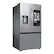 Alt View 12. Samsung - Open Box 30 cu. ft. 3-Door French Door Smart Refrigerator with Family Hub - Stainless Steel.