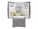 Alt View 14. Samsung - Open Box 25 cu. ft. 3-Door French Door Counter Depth Smart Refrigerator with Family Hub - Stainless Steel.